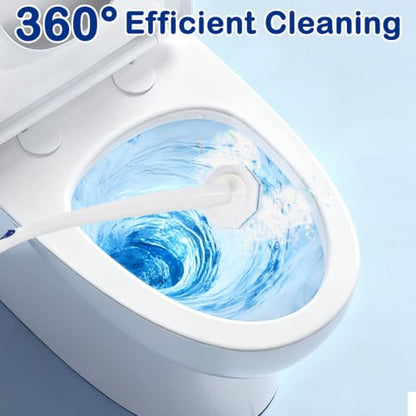 120 Count Disposable Toilet Brush Refills for Clorox, 5X Cleaning Power | Upgrade 3-Layer Thickened, Fresh Fragrance, No Falling Apart, Toilet Cleaning Refills, Touch-Free Disposable Toilet Brush