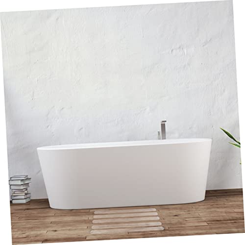 12Pcs Bathroom Non Slip Stickers Transparent Skid Decals for Shower Bathtub and Stairs Peva Design for Enhanced Safety and Traction