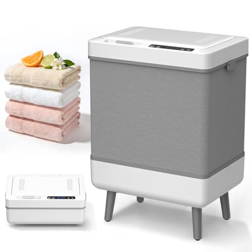Electactic Towel Warmer for Bathroom, 35L Dryer & Heating Towel Warmer | Aromatherapy, Temperature & Timer, Foldable Storage, Fits 3 45"x70" Towels and Blankets, Auto Shut Off - size: 35L Foldable-2026 Update