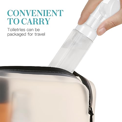 4pcs Foaming Soap Dispenser Small Facial Foaming Bottle Mini Mousse Foaming Soap Pump Container
