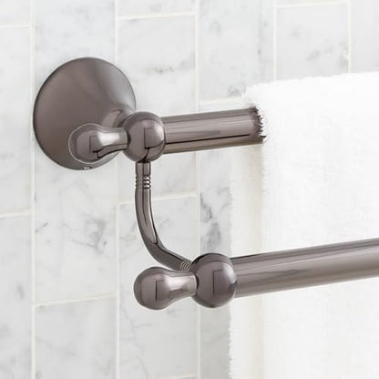 Signature Hardware 955107 Traditional 26-3/4" Towel Bar - color: Gunmetal