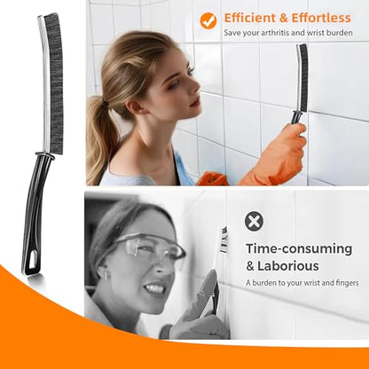 3Pcs Hard-bristled Crevice Cleaning Brush, Multifunctional Thin Gap Scrub Brush, Bathroom Cleaner Tools for Household Use, Kitchen, Window, Toilet, Grout, Faucets, Car - color: 3pcs