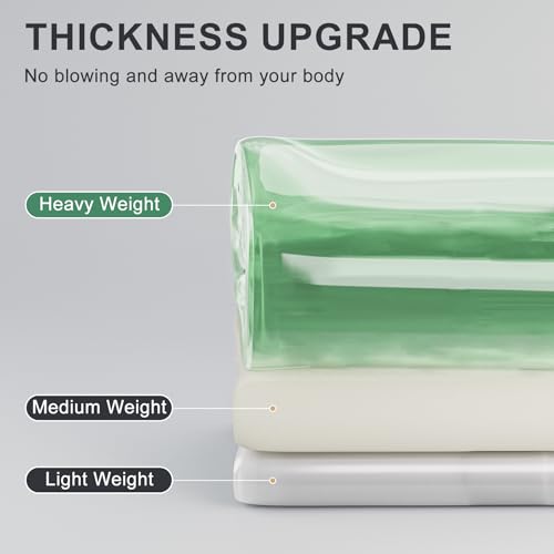 AmazerBath Heavy Duty Shower Curtain and Liner 2-in-1, 100% EVA Luxury Soft Clear Mint Green Shower Curtain Liner, 72x72 Plastic Weighted Shower Curtain, 12 Rustproof Grommets & 3 Heavyweight Stones - color: Rainbow Nature Oasis, size: 72"W x 72"L (Pack o