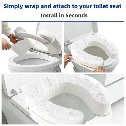 2-Inch Soft Padded Toilet Seat Riser Cushion for Seniors | Plush Top with Easy-Clean Leather Cover, Adds Comfort and Height to Low Toilets, Mobility Support - size: 2 Inch Plush