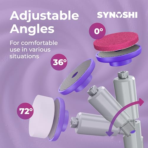 SYNOSHI PRO Electric Spin Scrubber Magic Melamine Sponge Set of 3 | for Bathroom & Shower Cleaning Brush, Kitchen Brush Head For Power Scrubber - Magic Sponges