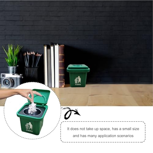 Small Trash Can, Bathroom Trash Can with Lid, Wall-Mounted Garbage Bin, Space-Saving Bin for Bathroom/Kitchen, Adhesive & Screw-Mount Options, Ideal for Sinks, Toilets, Balconies