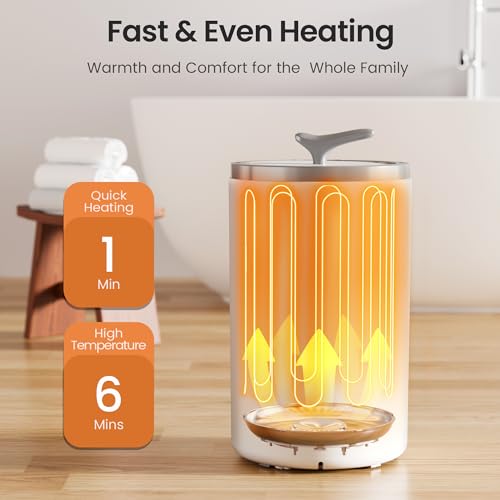 AGLUCKY Towel Warmers for Bathroom，20L Large Blacket Warmer with Screen Display, 24H Dealy Timer, 30/60/90Min Auto Shut Off & Child Lock, Fits Up to 2 Towels, Bathrobes, Blankets - size: plus
