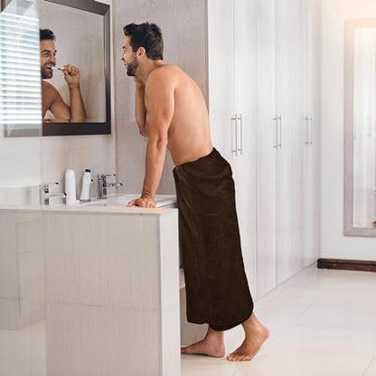 Utopia Towels Jumbo Bath Sheets, 2 Pack, 35x70 in, 600 GSM Cotton, Dark Brown - color: Dark Brown, size: 2 Piece Bath Sheet