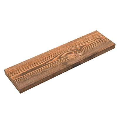 Solid Wood Floating Shelves for Wall 24 Inch Walnut, Wooden Bathroom Shelf | Real Wood, Wall Mounted, Rustic Farmhouse, Bedroom Kitchen Living Room, Walnut Finish, 24W x 6,7D, Set of 2 - color: Walnut, size: 24 Inch