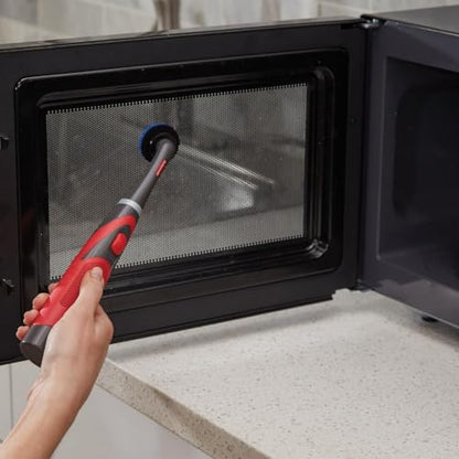 Rubbermaid Reveal Power Scrubber Attachable Scouring & XL Brush Head, for Cordless Electric Battery Powered Scrub Brush, Ideal for Kitchen/Stovetop/Dish/Silverware/Utensils/Appliances - size: 2 Pieces, style: Dual Head Combo