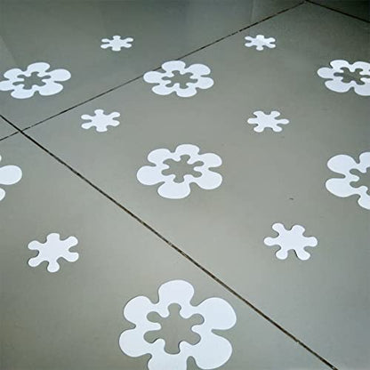 COMPAC HOME Select Safe-T-Shapes, Large, White Daisy 14 Count (Pack of 2) - size: Large (Pack of 2)
