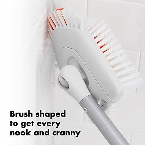 OXO Good Grips Extendable Tub & Tile Brush,Orange