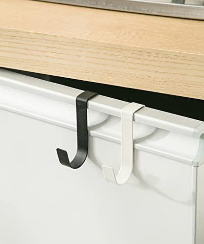 eywlwaar Over The Cabinet Door Single Hooks 10 Pack (10P-White) - color: 10P-White