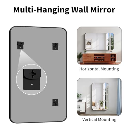 Koonmi Bathroom Wall Mirror,36x60 Inch Large Vanity Mirror for Over Sink - size: 60"L x 36"W