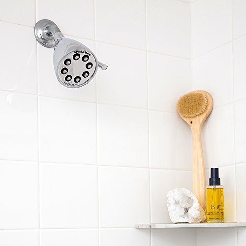 Speakman S-2251 Signature Icon Anystream Adjustable High Pressure Shower Head - 2.5 GPM Solid Brass Replacement Bathroom Showerhead, Polished Chrome - color: Polished Chrome, size: 2.5 GPM