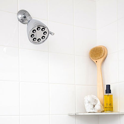 Speakman S-2251 Signature Icon Anystream Adjustable High Pressure Shower Head - 2.5 GPM Solid Brass Replacement Bathroom Showerhead, Polished Chrome - color: Polished Chrome, size: 2.5 GPM