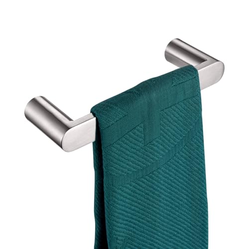 KOKOSIRI Towel Ring Brushed Nickel Hand Towel Bar for Bathroom Wall Mount 9-Inch Towels Rack Bathroom Organization Hardware Stainless Steel, B4010BR-L9 - color: Brushed Nickel