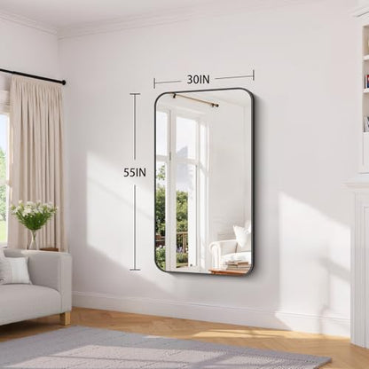 Koonmi Bathroom Wall Mirror,30x55 Inch Large Vanity Mirror for Over Sink - size: 55"L x 30"W