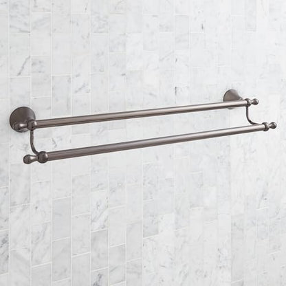 Signature Hardware 955107 Traditional 26-3/4" Towel Bar - color: Brushed Nickel