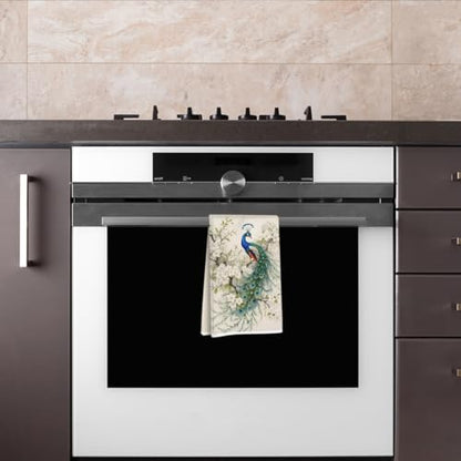 Elegant Peacock Kitchen Towels Decorative Tea Towel - color: Multi 1630