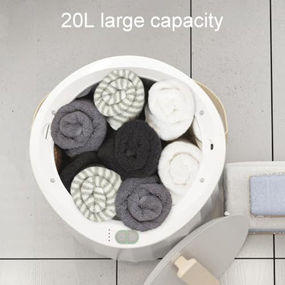 Towel Heating Bucket with Intelligent Temperature Control, Large Capacity Design for Convenient Operation and Easy Use - Perfect for a Warm Life