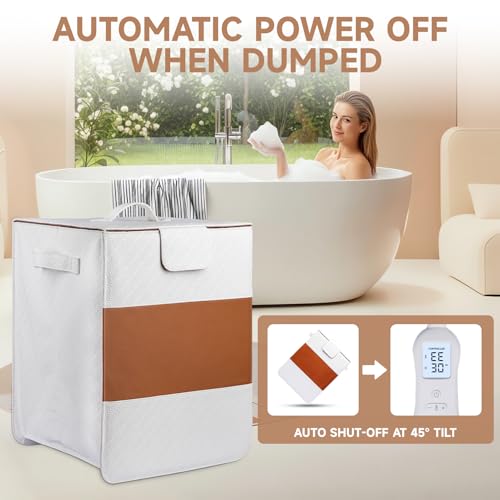 38L Foldable Towel Warmer for Bathroom, Home & Spa, Large Capacity for Oversized Towels, Blankets & Robes, 4 Temp Modes, Auto Shut-Off Timer, Perfect Spa Gift for Loved Ones