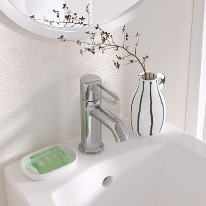 2Pcs/SetBathroom Soap Dishes, Not Plastic！,Bamboo Soap Dishes Holder for Bathroom Shower, Bathroom Sink Soap Dish (White) - color: 2pcs White2.0