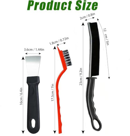 7 Pack Crevice Cleaning Brush, Household Use Multifunctional Hard Bristle Gap Cleaning Brush for for Kitchen,Bathroom, Car, Grout, Window,Tracks,Bathtub,Vehicle,Faucets,Bowl,Teapot,Cup