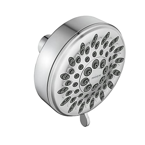 Moen Ignite Chrome Five-function Shower Head With 2.5 GPM High-Pressure Spray, 20090 - size: Pack of 1