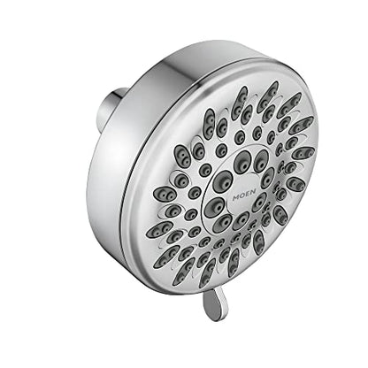 Moen Ignite Chrome Five-function Shower Head With 2.5 GPM High-Pressure Spray, 20090 - size: Pack of 1