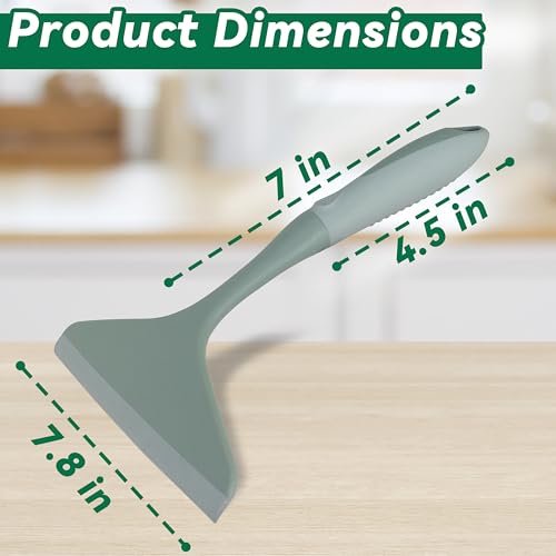 2-Pack Shower Squeegee for Glass Doors & Window | 7.8" Blade Cleaning Tool for Bathroom, Car Windshields, Mirrors, Tiles