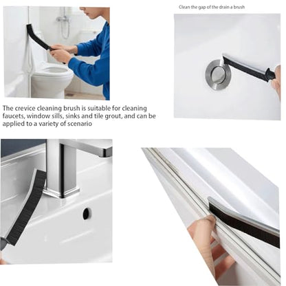 16 Pcs Crevice Cleaning Brush Set Multifunctional Hard Bristle Gap Cleaning Supplies Tool for Kitchen Window Track Grout Shower Cup Sink Corner Toilet Bathroom Cleaning Brushes Small Spaces