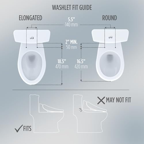 TOTO® WASHLET® S5 Electronic Bidet Toilet Seat with Instantaneous Water Heating, PREMIST and EWATER+ Wand Cleaning, Elongated, Sedona Beige - SW3446#12 - color: Sedona Beige, size: Elongated