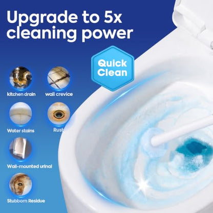 50 Pcs Disposable Toilet Cleaner Refill Pads, Universal Toilet Bowl Brush Replacement Heads, Durable Deep Cleaning Refills, Fresh Scent Bathroom Cleaning Supplies - size: 1 Count (Pack of 50)