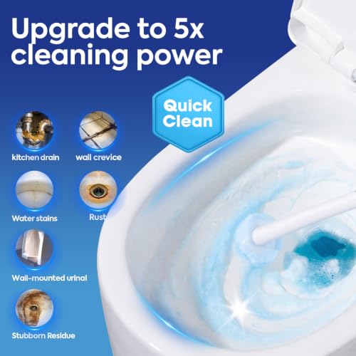 100 Pcs Disposable Toilet Cleaner Refill Pads, Universal Toilet Bowl Brush Replacement Heads, Durable Deep Cleaning Refills, Fresh Scent Bathroom Cleaning Supplies - size: 1 Count (Pack of 100)