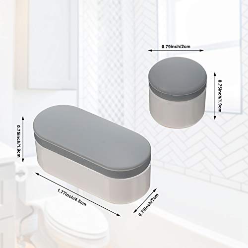Boao 12 Pcs Universal Toilet Seat Bumpers Kit Toilet Spacers for Bidet with Strong Adhesive Rubber Bumpers Pads Replacement for Families, Hotels, Hospitals, School