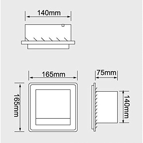 LUANT Recessed Paper Holder for Bathroom Storage, Stainless Steel, Polished Chrome