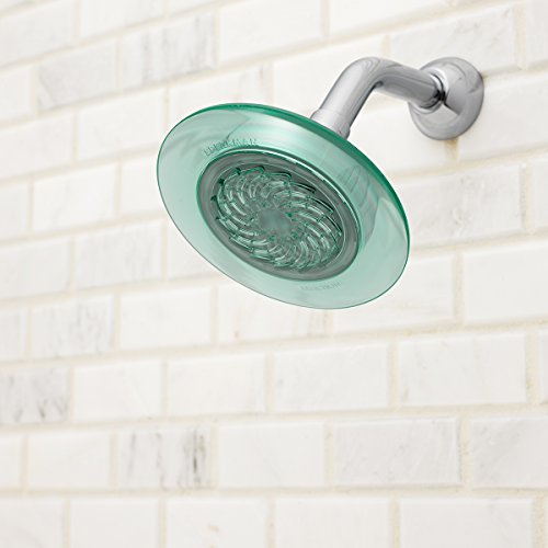 Speakman S-4001-E15 The Reaction 1.5 gpm Low Flow Shower Head, Green/Chrome - color: Jade Green, size: 1.5 GPM