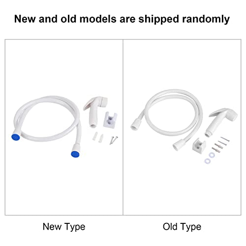 VINGVO Handheld Bidet Sprayer, Portable Toilet Water Sprayer, Plastic, White, Modern, Wall Mount, Multi-functional, Powerful Jet Rinsing