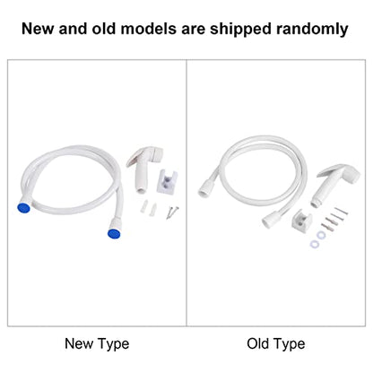 VINGVO Handheld Bidet Sprayer, Portable Toilet Water Sprayer, Plastic, White, Modern, Wall Mount, Multi-functional, Powerful Jet Rinsing