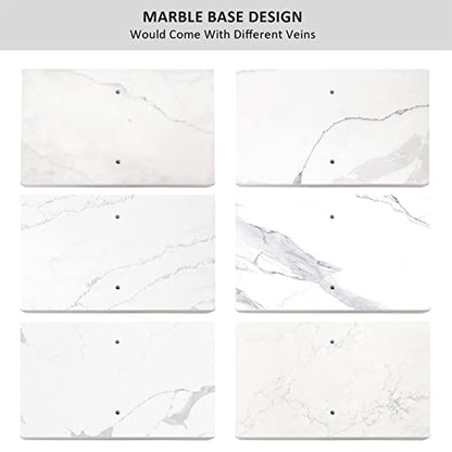 40 Inch Standing Towel Rack Double-T Shape Tall Bath Towel Sheet Holder with Marble Design Base for Bathroom Floor Next to Tub or Shower 2 Tier Towel Holder Stand Stainless Steel Brushed Nickel - color: Brushed Nickel