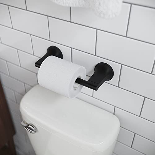 Pfister BPHPFM0B Pfirst Modern Toilet Paper Holder, Matte Black (Pack of 3) - color: Matte Black, size: 3 Pack