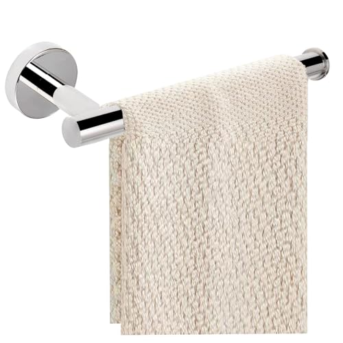 Hand Towel Holder - 9" Modern Design Towel Ring, Thicken SUS 304 Stainless Steel Towel Holder for Bathroom Wall, Contemporary Hand Towel Rack - Chrome - color: Chrome, size: 1PCS