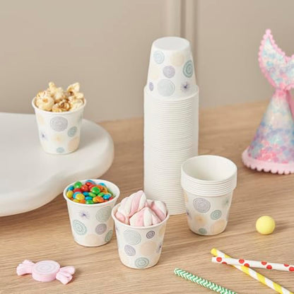 Tamone 600 Pack 3 oz Bathroom Cups, Small Paper Cups, Mouthwash Cups, Disposable Paper Cups,3oz Paper Cups for Party, Picnic, BBQ, Travel, Home and Event - color: Beige
