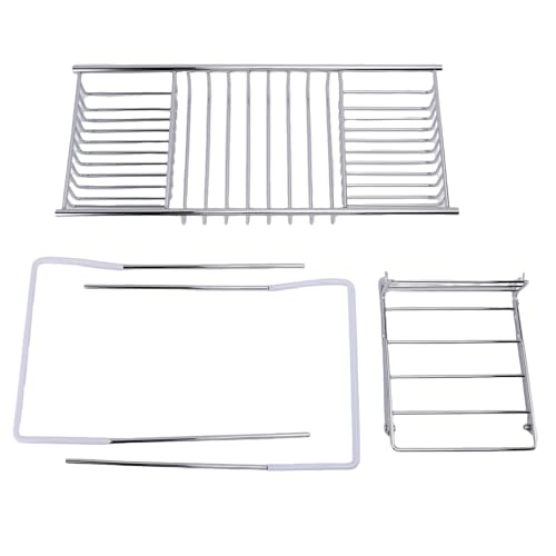 Yctze Stainless Steel Bathtub Tray, Adjustable Shower Tub Caddy with Extendable Sides & Removable Book Holder for Bathroom Accessories (Silver) - color: Silver