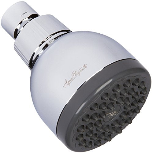 High Pressure Shower Head - 1.8 GPM - Polished Chrome | Best 3 Inch Wall Mount Bathroom Showerhead For Boosting Low Flow With Anti-Clog Nozzles, Adjustable Brass Ball Joint - color: Polished Chrome, size: 1.8 GPM