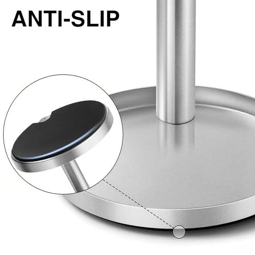 Toothbrush & Toothpaste Holder for Bathroom Countertop, Metal Electric Toothbrush Stand with Razor Slot, Ideal Design Caddy for Kids & Family, Brushed Silver - color: Brushed Silver