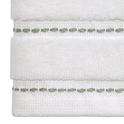Avanti Linens - Fingertip Towel, 100% Soft & Absorbent Cotton Towel, Floral Home Decor (Spring Garden)