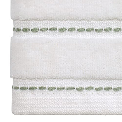 Avanti Linens - Fingertip Towel, 100% Soft & Absorbent Cotton Towel, Floral Home Decor (Spring Garden)
