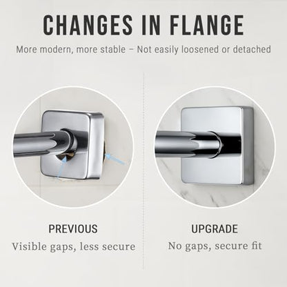 G-Promise 11 Inch Shower Extender with 6 Inch Shower Arm and Flange(Chrome) | Solid Brass Construction, Height and Angle Adjustable, Standard Connection Thread, All Installation Tools Included - color: Chrome, style: 11 Inch
